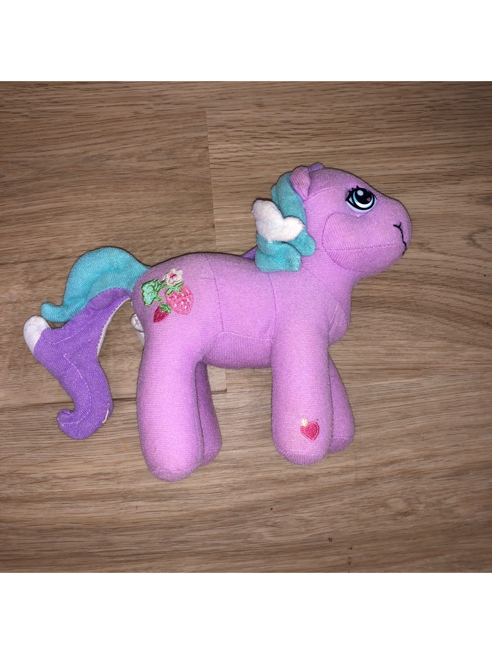MY LITTLE PONY NANCO 2003 SWEETBERRY PURPLE PLUSH MLP G3 RARE VINTAGE